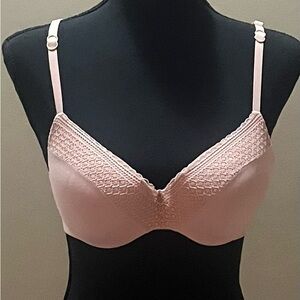 Victoria's Secret Blush Lace Detail Bra 34 C